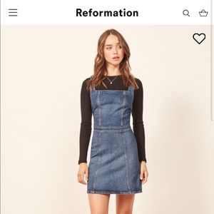 REFORMATION PARKER JEAN DRESS